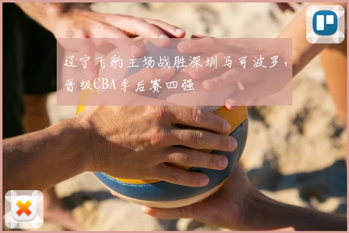 辽宁飞豹主场战胜深圳马可波罗,晋级CBA季后赛四强